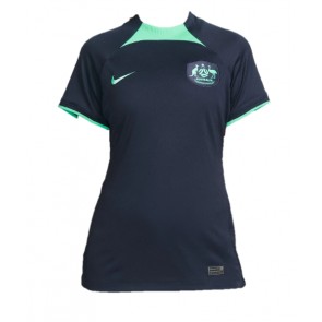 Australien kläder Kvinnor VM 2022 Bortatröja Kortärmad